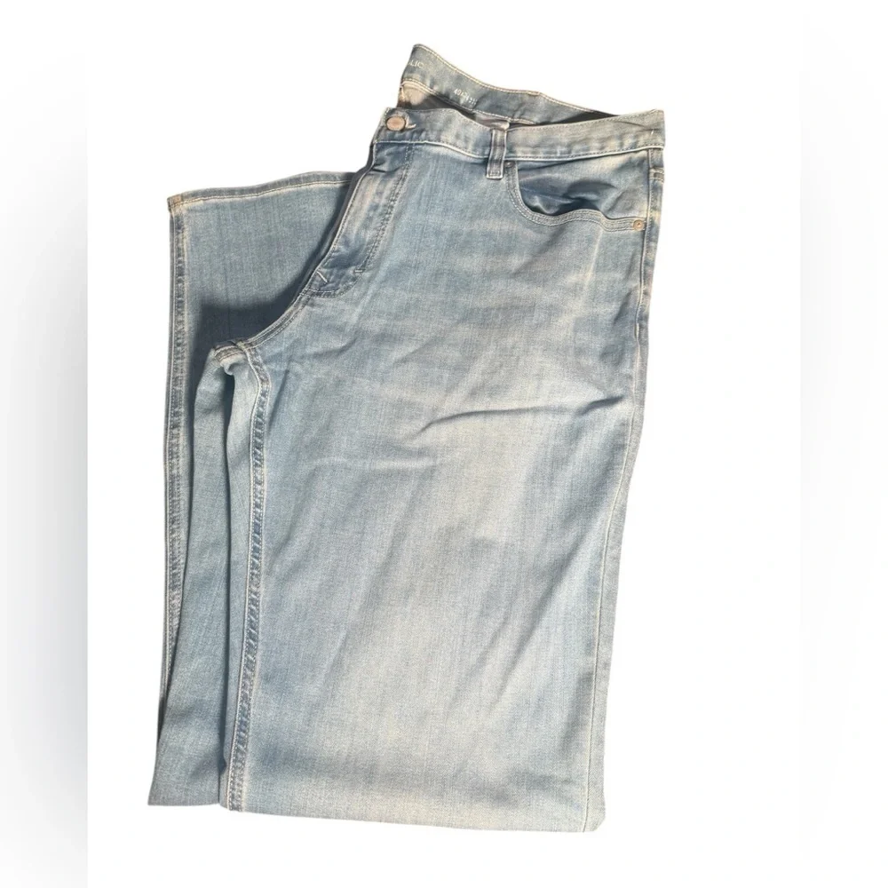Banana Republic Slim LuxeTraveler mens jeans 40 x 32 NWOT light wash‎ Spring